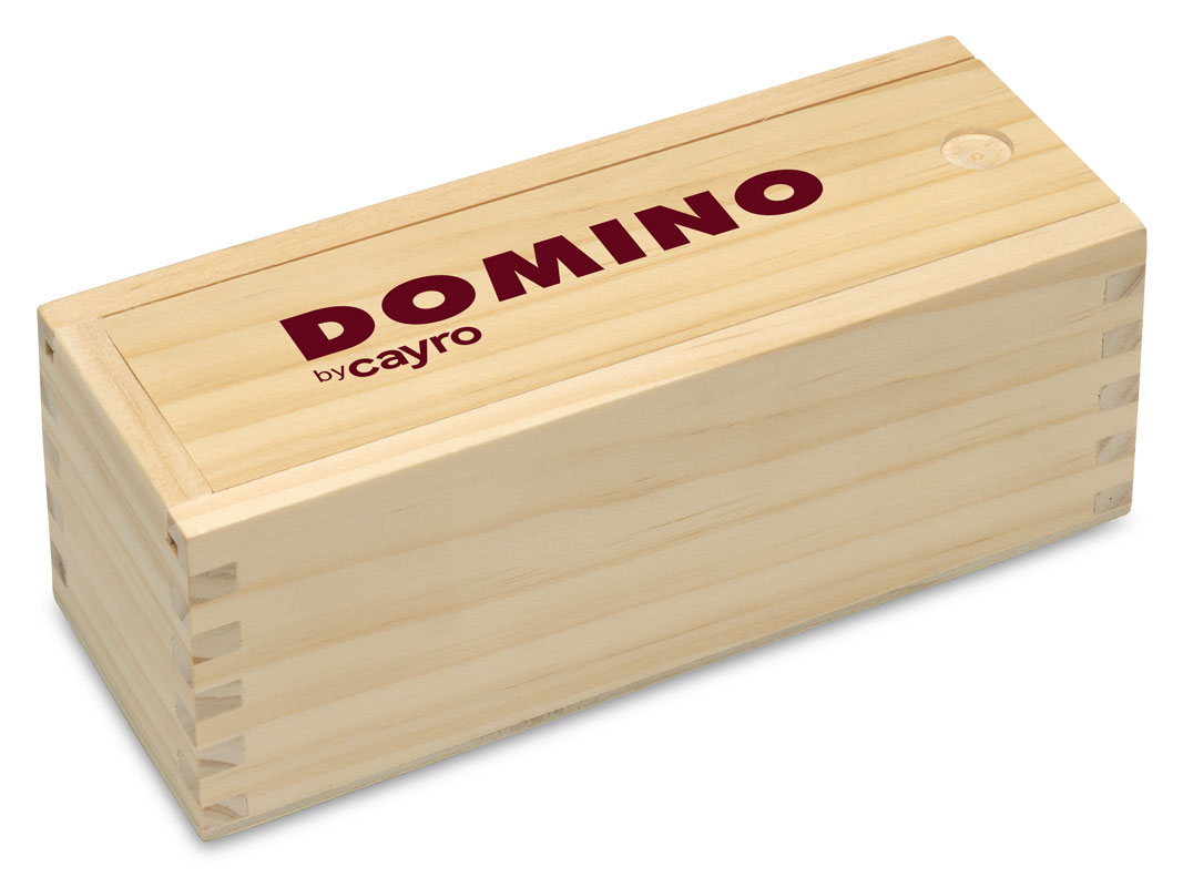 Dominó chamelo en caja de madera